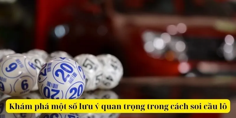 Khám phá một số lưu ý quan trọng trong cách soi cầu lô